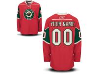 Minnesota Wild Reebok EDGE Authentic Custom Home Jersey C Red