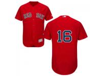 MLB Boston Red Sox #16 Deven Marrero Men Red Authentic Flexbase Collection Jersey