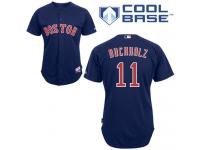 Navy Blue Clay Buchholz Men #11 Majestic MLB Boston Red Sox Cool Base Alternate Jersey