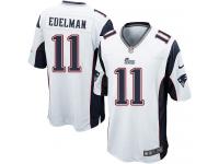 New England Patriots Julian Edelman Youth Road Jersey - White Nike NFL #11 Game