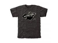 NHL Men's Minnesota Wild Black Rink Warrior Tri-Blend T-Shirt