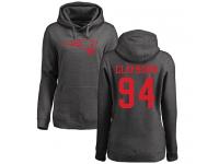 Nike Adrian Clayborn Ash One Color Women's - NFL New England Patriots #94 Pullover Hoodie