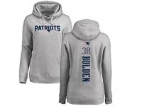 Nike Brandon Bolden Ash Backer Women's - NFL New England Patriots #38 Pullover Hoodie