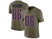 Nike Cordarrelle Patterson Limited Olive Youth Jersey - NFL New England Patriots #86 2017 Salute to Service