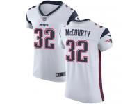 Nike Elite Devin McCourty White Men's Jersey - New England Patriots #32 NFL Vapor Untouchable Road