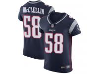 Nike Elite Shea McClellin Navy Blue Men's Jersey - New England Patriots #58 NFL Vapor Untouchable Home