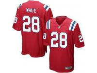 Nike James White Game Red Alternate Youth Jersey - NFL New England Patriots #28