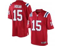 Nike Youth Chris Hogan Limited Red Alternate Jersey - New England Patriots NFL #15