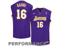 Pau Gasol Los Angeles Lakers adidas Youth Replica Road Jersey - Purple