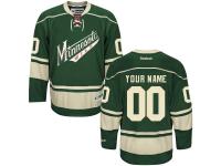 Reebok Minnesota Wild Men's Premier Alternate Custom Jersey - Green