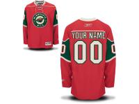 Reebok Minnesota Wild Men's Premier Home Custom Jersey - Red