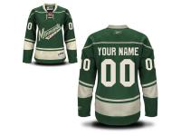 Reebok Minnesota Wild Women's Premier Alternate Custom Jersey - Green