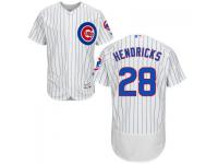 White Kyle Hendricks Men #28 Majestic MLB Chicago Cubs Flexbase Collection Jersey