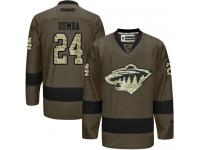 Wild #24 Matt Dumba Green Salute to Service Stitched NHL Jersey