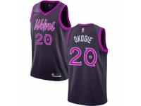 Women Nike Minnesota Timberwolves #20 Josh Okogie  Purple NBA Jersey - City Edition