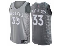 Women Nike Minnesota Timberwolves #33 Keita Bates-Diop  Gray NBA Jersey - City Edition