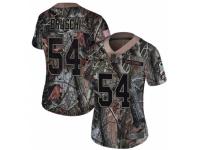 Women Nike New England Patriots #54 Tedy Bruschi Camo Rush Realtree Limited NFL Jersey