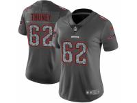 Women Nike New England Patriots #62 Joe Thuney Gray Static Vapor Untouchable Game NFL Jersey