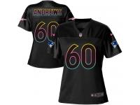 Women's Game David Andrews #60 Nike Black Jersey - NFL New England Patriots Fashion