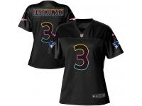 Women's Game Stephen Gostkowski #3 Nike Black Jersey - NFL New England Patriots Fashion