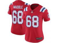 Women's Limited LaAdrian Waddle #68 Nike Red Alternate Jersey - NFL New England Patriots Vapor Untouchable