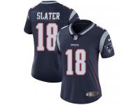 Women's Limited Matthew Slater #18 Nike Navy Blue Home Jersey - NFL New England Patriots Vapor Untouchabl