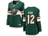 Women's Minnesota Wild #12 Eric Staal Green Home Breakaway NHL Jersey