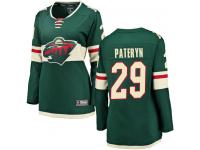Women's Minnesota Wild #29 Greg Pateryn Green Home Breakaway NHL Jersey