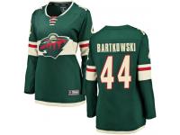 Women's Minnesota Wild #44 Matt Bartkowski Green Home Breakaway NHL Jersey