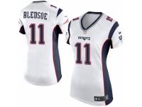 Women's Nike New England Patriots #11 Drew Bledsoe Game White NFL Jersey