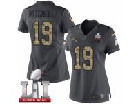Women's Nike New England Patriots #19 Malcolm Mitchell Limited Black 2016 Salute to Service Super Bowl LI 51 NFL Jersey