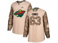 Youth Adidas Minnesota Wild #63 Tyler Ennis Camo Veterans Day Practice NHL Jersey