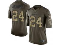 Youth Limited Stephon Gilmore #24 Nike Green Jersey - NFL New England Patriots Salute to Service