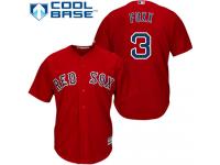 Youth Majestic Boston Red Sox #3 Jimmie Foxx Authentic Red Alternate Home Cool Base MLB Jersey