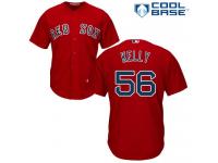 Youth Majestic Boston Red Sox #56 Joe Kelly Authentic Red Alternate Home Cool Base MLB Jersey