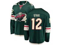 Youth Minnesota Wild #12 Eric Staal Green Home Breakaway NHL Jersey