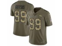Youth Nike Denver Broncos #99 Adam Gotsis Limited Olive/Camo 2017 Salute to Service NFL Jersey