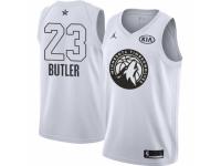 Youth Nike Jordan Minnesota Timberwolves #23 Jimmy Butler Swingman White 2018 All-Star Game NBA Jersey