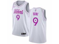 Youth Nike Minnesota Timberwolves #9 Luol Deng White  Jersey - Earned Edition
