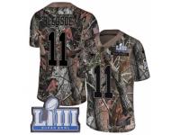 Youth Nike New England Patriots #11 Drew Bledsoe Camo Untouchable Limited Super Bowl LIII Bound NFL Jersey