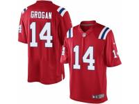 Youth Nike New England Patriots #14 Steve Grogan Red Alternate NFL Jersey