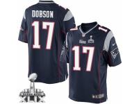 Youth Nike New England Patriots 17 Aaron Dobson Navy Blue Team Color Super Bowl XLIX NFL Jersey