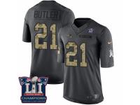 Youth Nike New England Patriots #21 Malcolm Butler Limited Black 2016 Salute to Service Super Bowl LI Champions NFL Jersey