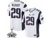 Youth Nike New England Patriots #29 LeGarrette Blount White Super Bowl XLIX NFL Jersey