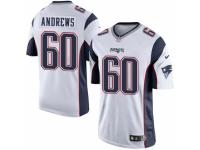 Youth Nike New England Patriots #60 David Andrews White NFL Jersey