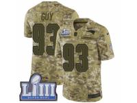 Youth Nike New England Patriots #93 Lawrence Guy Limited Camo 2018 Salute to Service Super Bowl LIII Bound NFL Jersey