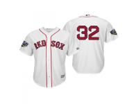 Youth Red Sox 2018 World Series Majestic White Matt Barnes Cool Base Player Number Jersey