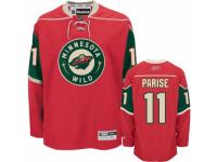 Youth Reebok Minnesota Wild #11 Zach Parise Premier Red Home NHL Jersey