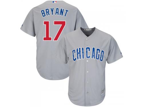 Kris Bryant Chicago Cubs Majestic Cool Base Player Jersey - Gray