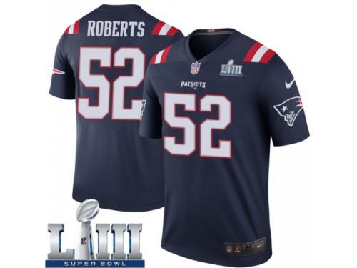 Legend Vapor Untouchable Men's Elandon Roberts New England Patriots Nike Color Rush Super Bowl LIII Jersey - Navy